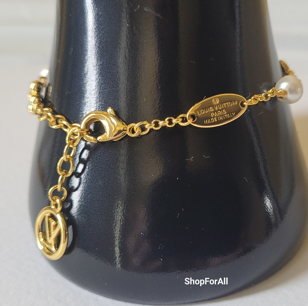 Louis Vuitton Gold Tone Charm Bracelet - Picture 13 of 17